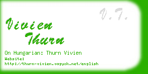 vivien thurn business card